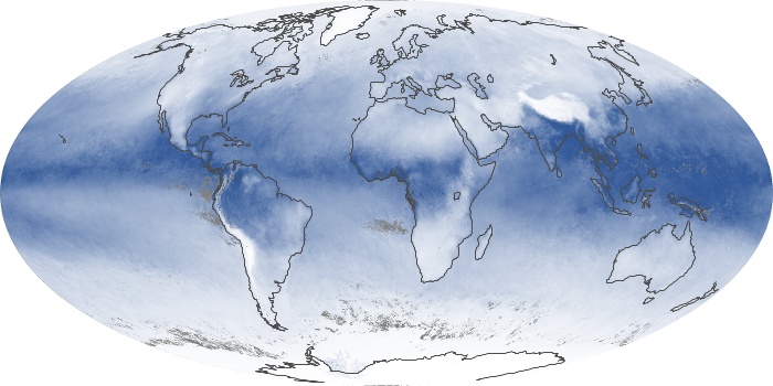 Global Map Water Vapor Image 9