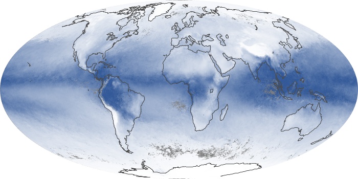 Global Map Water Vapor Image 40