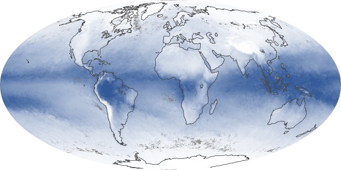 Global Map Water Vapor Image 41