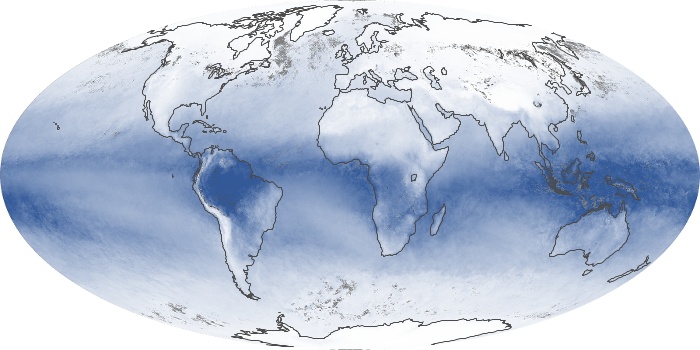 Global Map Water Vapor Image 13