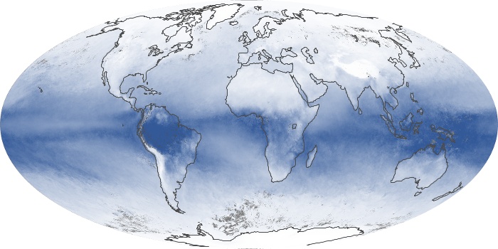 Global Map Water Vapor Image 45