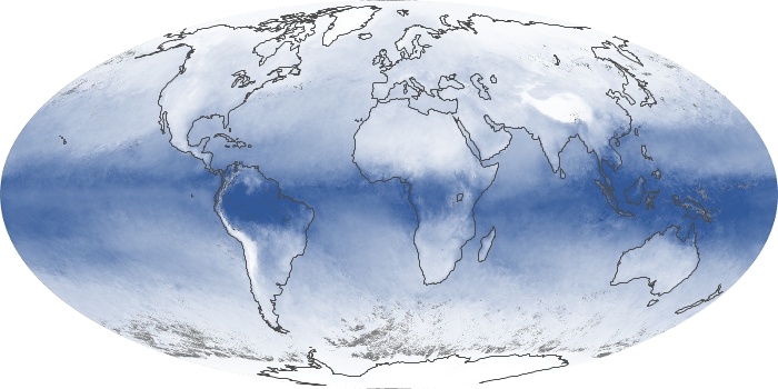 Global Map Water Vapor Image 16