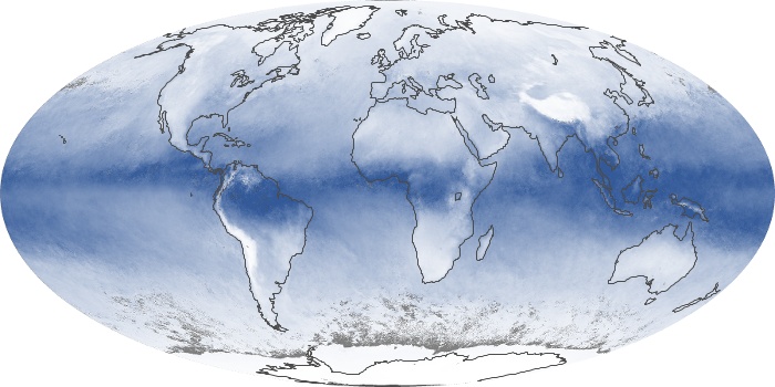 Global Map Water Vapor Image 17