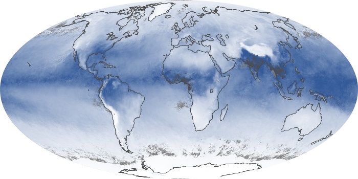 Global Map Water Vapor Image 20