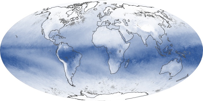 Global Map Water Vapor Image 26