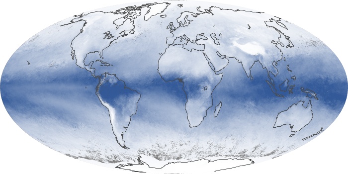 Global Map Water Vapor Image 58