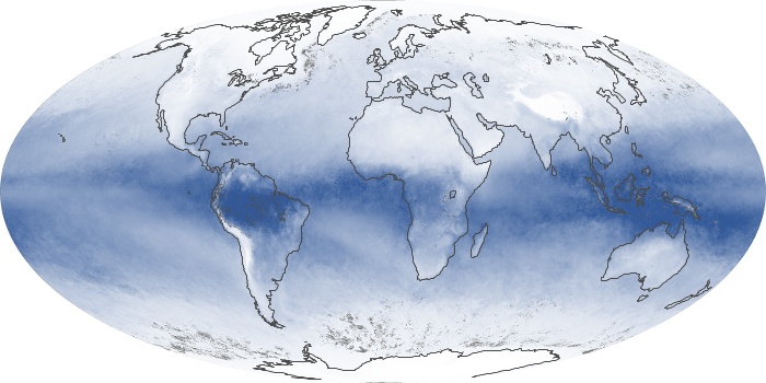 Global Map Water Vapor Image 69
