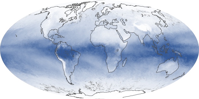 Global Map Water Vapor Image 21