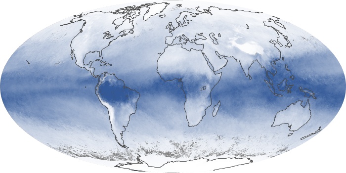 Global Map Water Vapor Image 34