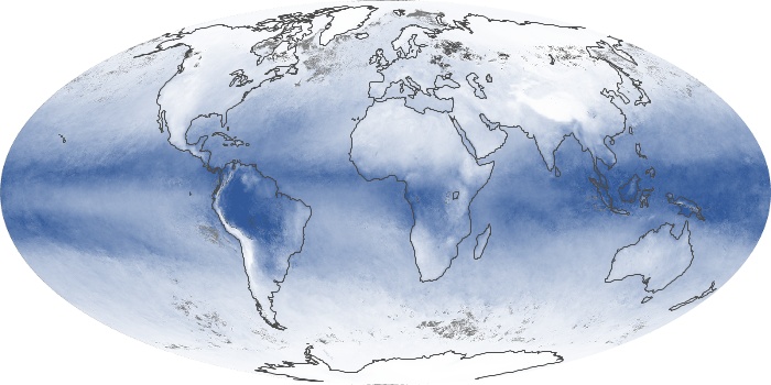 Global Map Water Vapor Image 59