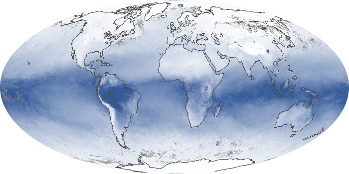 Global Map Water Vapor Image 44