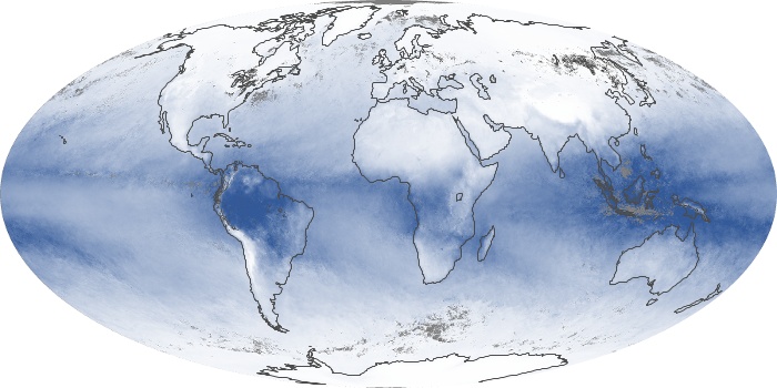 Global Map Water Vapor Image 102