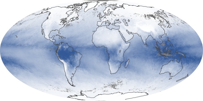 Global Map Water Vapor Image 72