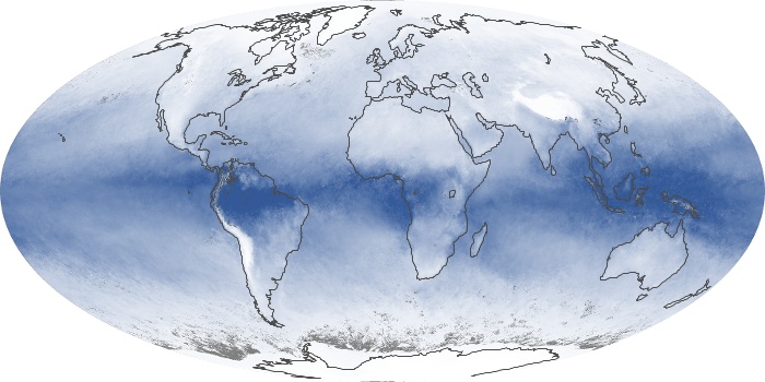 Global Map Water Vapor Image 58