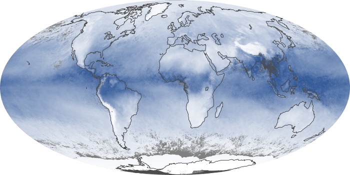 Global Map Water Vapor Image 60