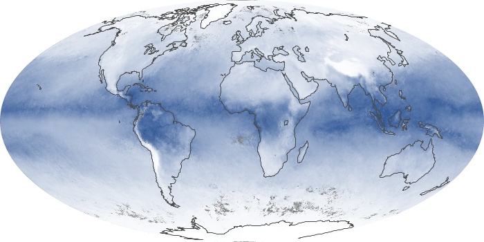 Global Map Water Vapor Image 112