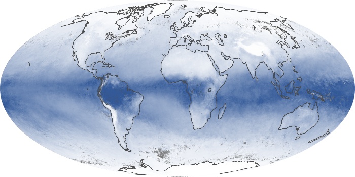 Global Map Water Vapor Image 129
