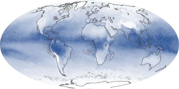 Global Map Water Vapor Image 136