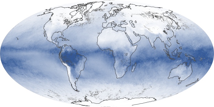 Global Map Water Vapor Image 140