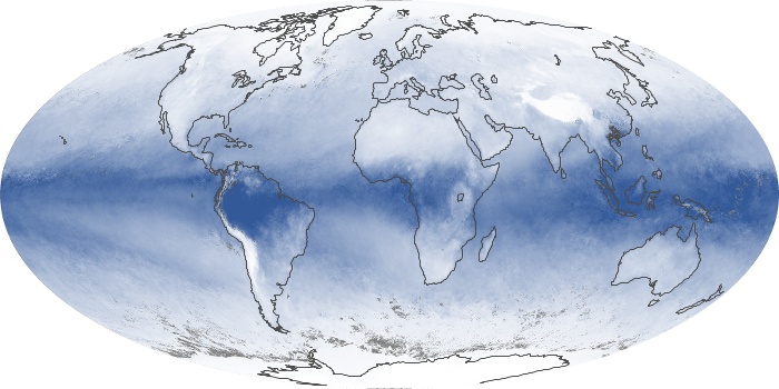 Global Map Water Vapor Image 112