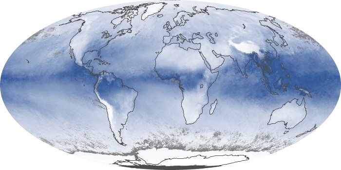 Global Map Water Vapor Image 144