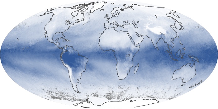 Global Map Water Vapor Image 124