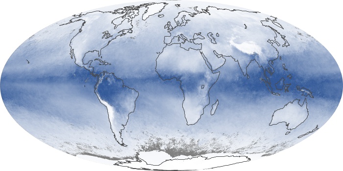 Global Map Water Vapor Image 131