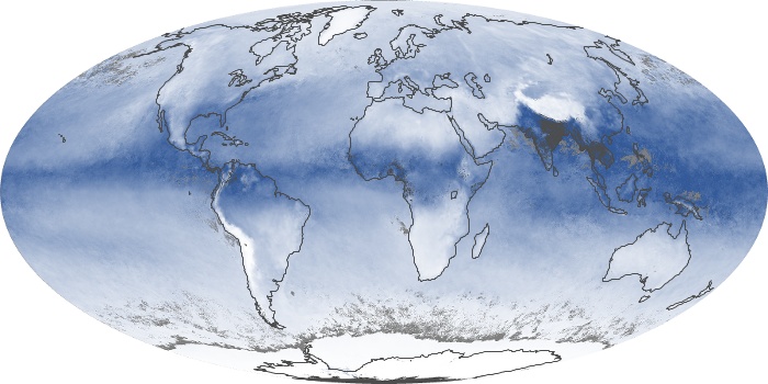 Global Map Water Vapor Image 133