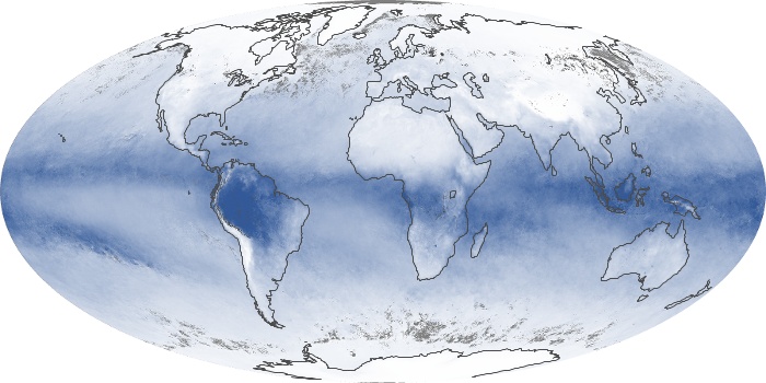 Global Map Water Vapor Image 162