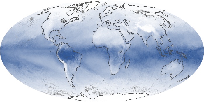 Global Map Water Vapor Image 165