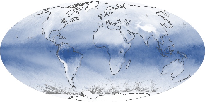 Global Map Water Vapor Image 214
