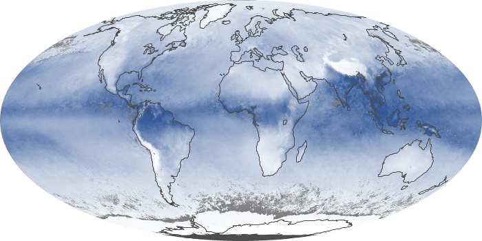 Global Map Water Vapor Image 168