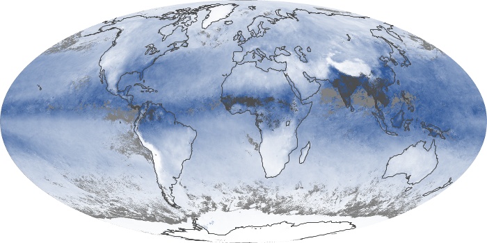 Global Map Water Vapor Image 218
