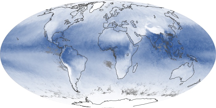Global Map Water Vapor Image 219