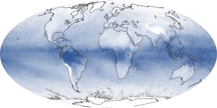 Global Map Water Vapor Image 178