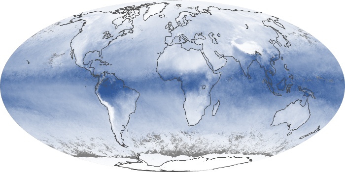 Global Map Water Vapor Image 179