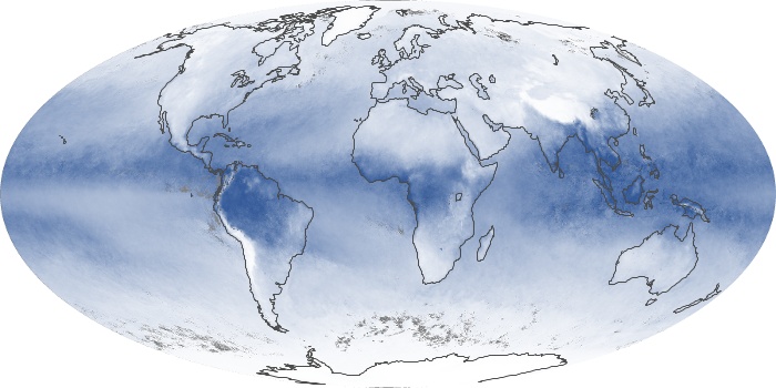 Global Map Water Vapor Image 232