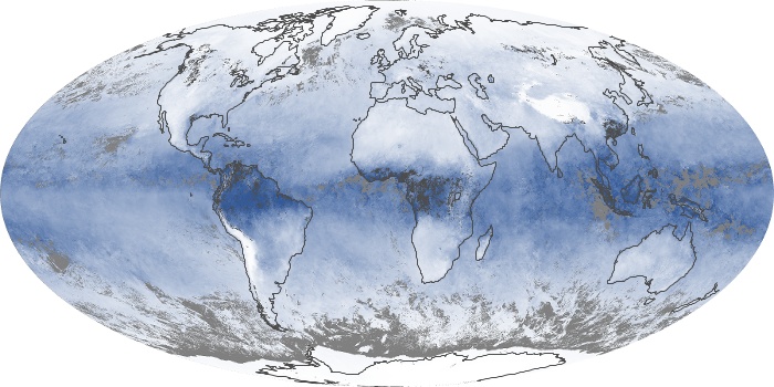 Global Map Water Vapor Image 238