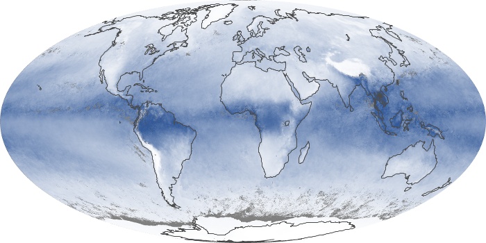 Global Map Water Vapor Image 239
