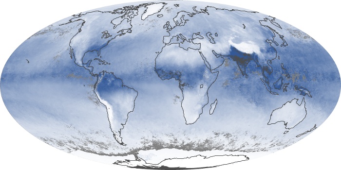 Global Map Water Vapor Image 193