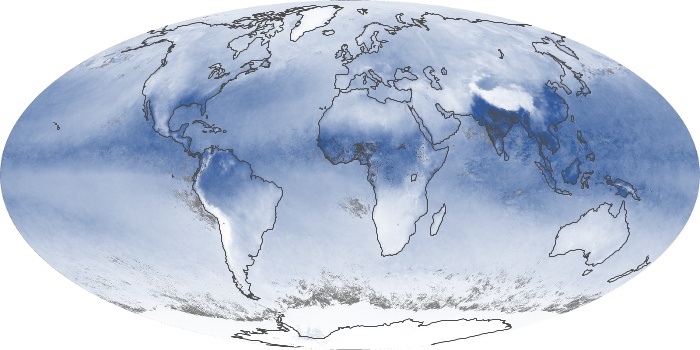 Global Map Water Vapor Image 242
