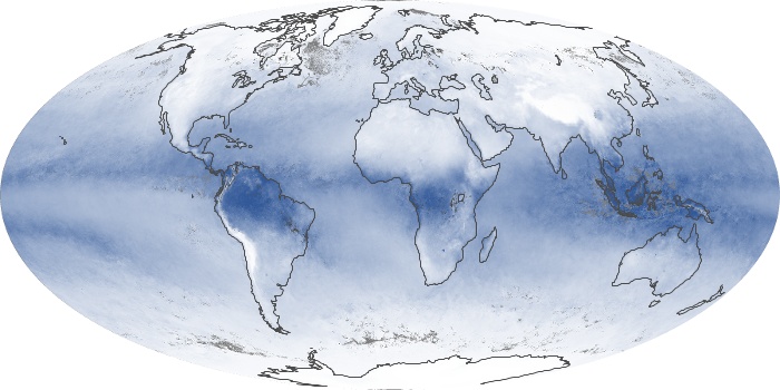 Global Map Water Vapor Image 197