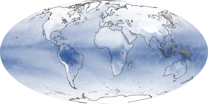 Global Map Water Vapor Image 246
