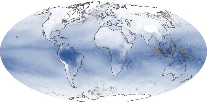 Global Map Water Vapor Image 199