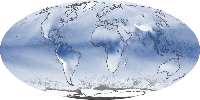 Global Map Water Vapor Image 252