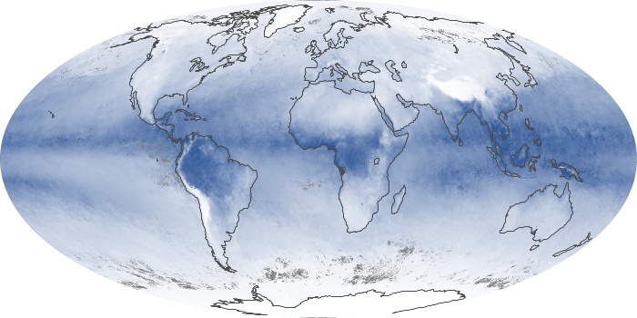 Global Map Water Vapor Image 268