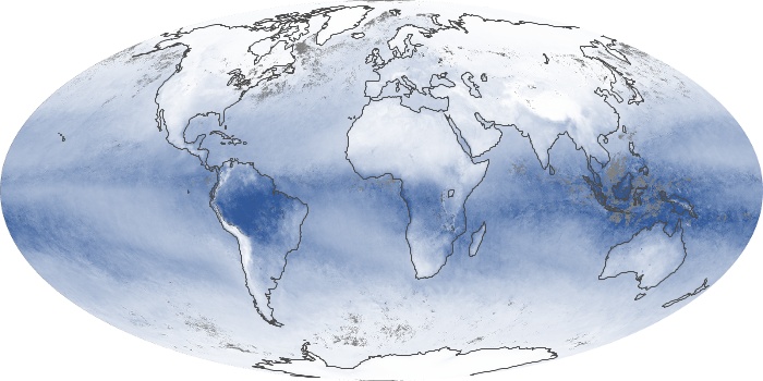 Global Map Water Vapor Image 271