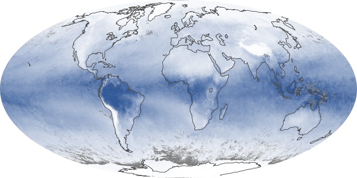 Global Map Water Vapor Image 274