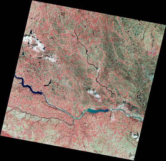 First Landsat-7 Image