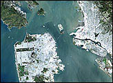 San Francisco from Landsat 7